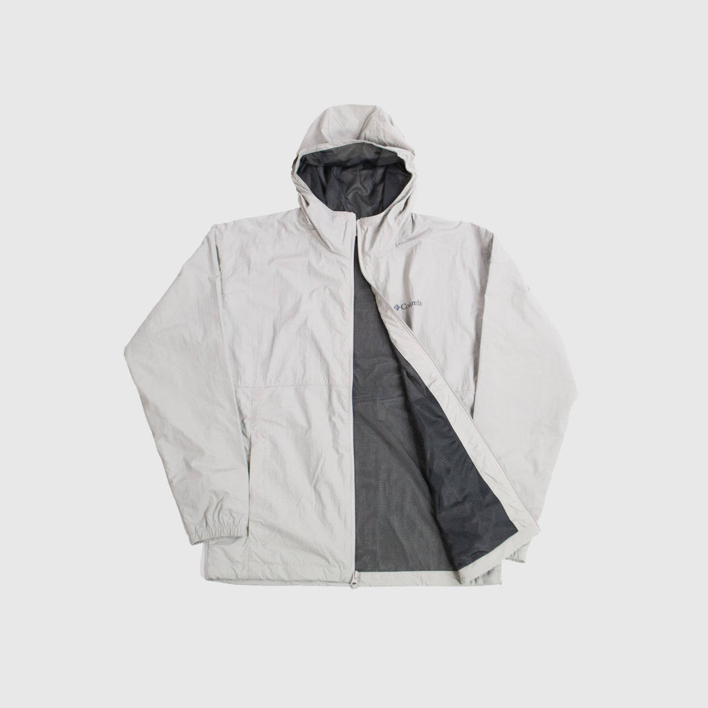 Columbia Yocum Ridge Lined Wind Jacket - Flint Grey - Front Open