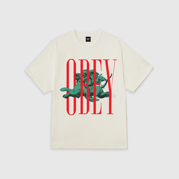 Obey Pillars Tee - Vintage White