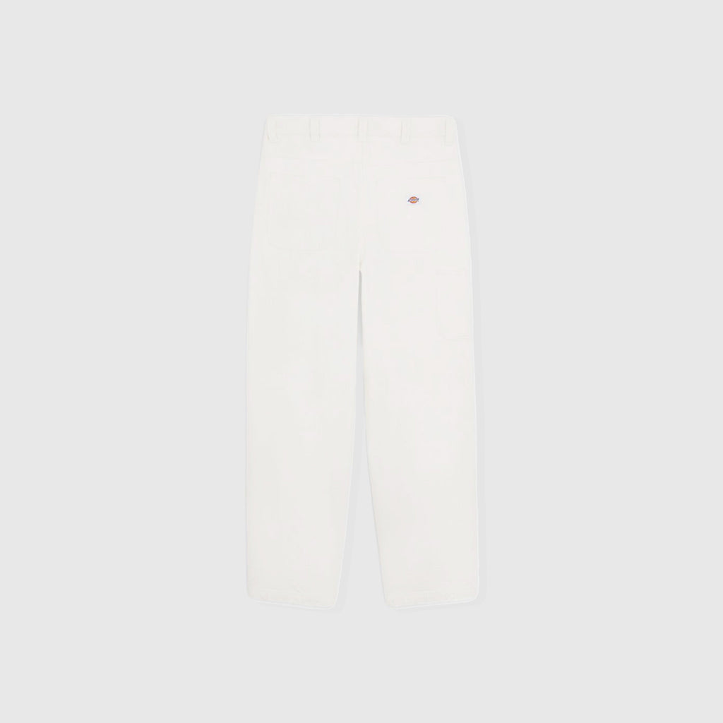 Dickies Madison Denim Trousers - White - Back