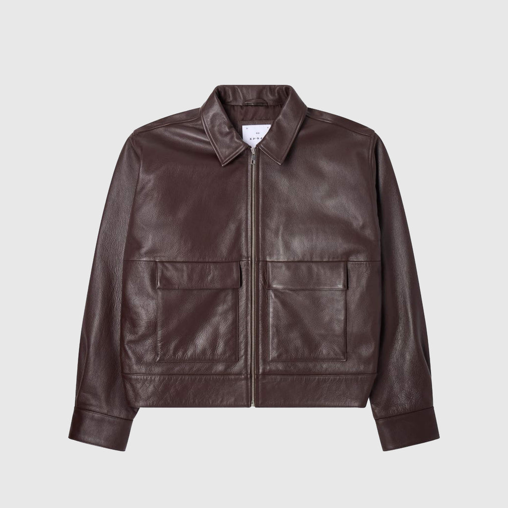 Edwin Dogma Jacket - Dark Brown - Front