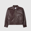Edwin Dogma Jacket - Dark Brown - Front