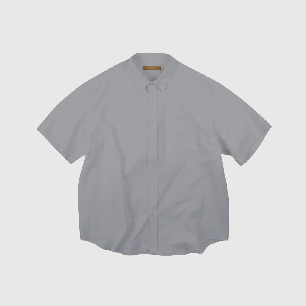 Frizmworks OG Dobby Weave Seersucker Half Shirt - Grey - Front