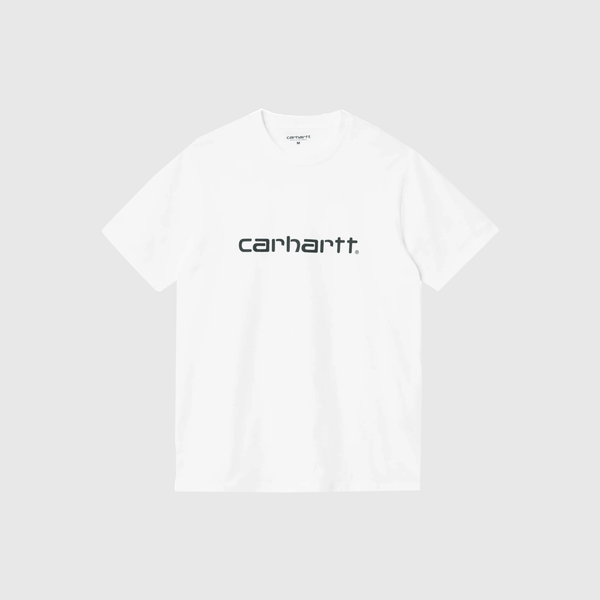 Carhartt WIP SS Script Tee - White