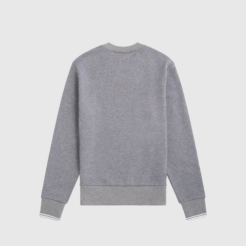 Fred Perry Crew Neck Sweatshirt - Steel Marl - Back