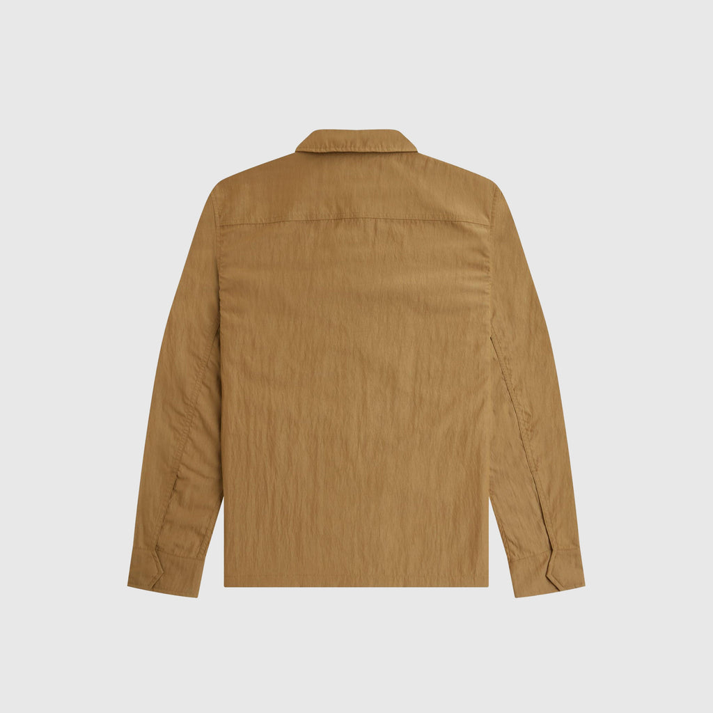 Fred Perry Zip Overshirt - Shaded Stone