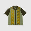 HUF Pillar S/S Knit Sweater - Moss - Front