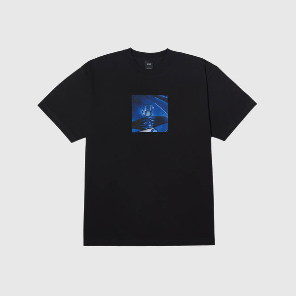 HUF H Class Emblem Tee - Black - Front