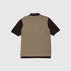 HUF Pillar S/S Knit Sweater - Brown - Back
