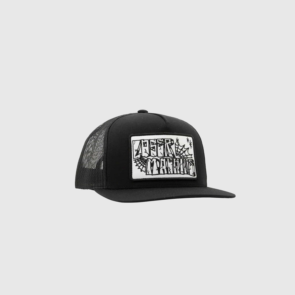 Loser Machine Webbed Hat - Black - Front