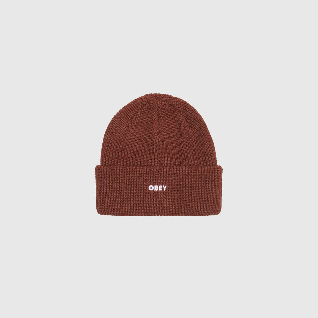 Obey Future Beanie - Sepia - Front