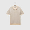 Wax Naples Polo - Mini Geo Natural - Front