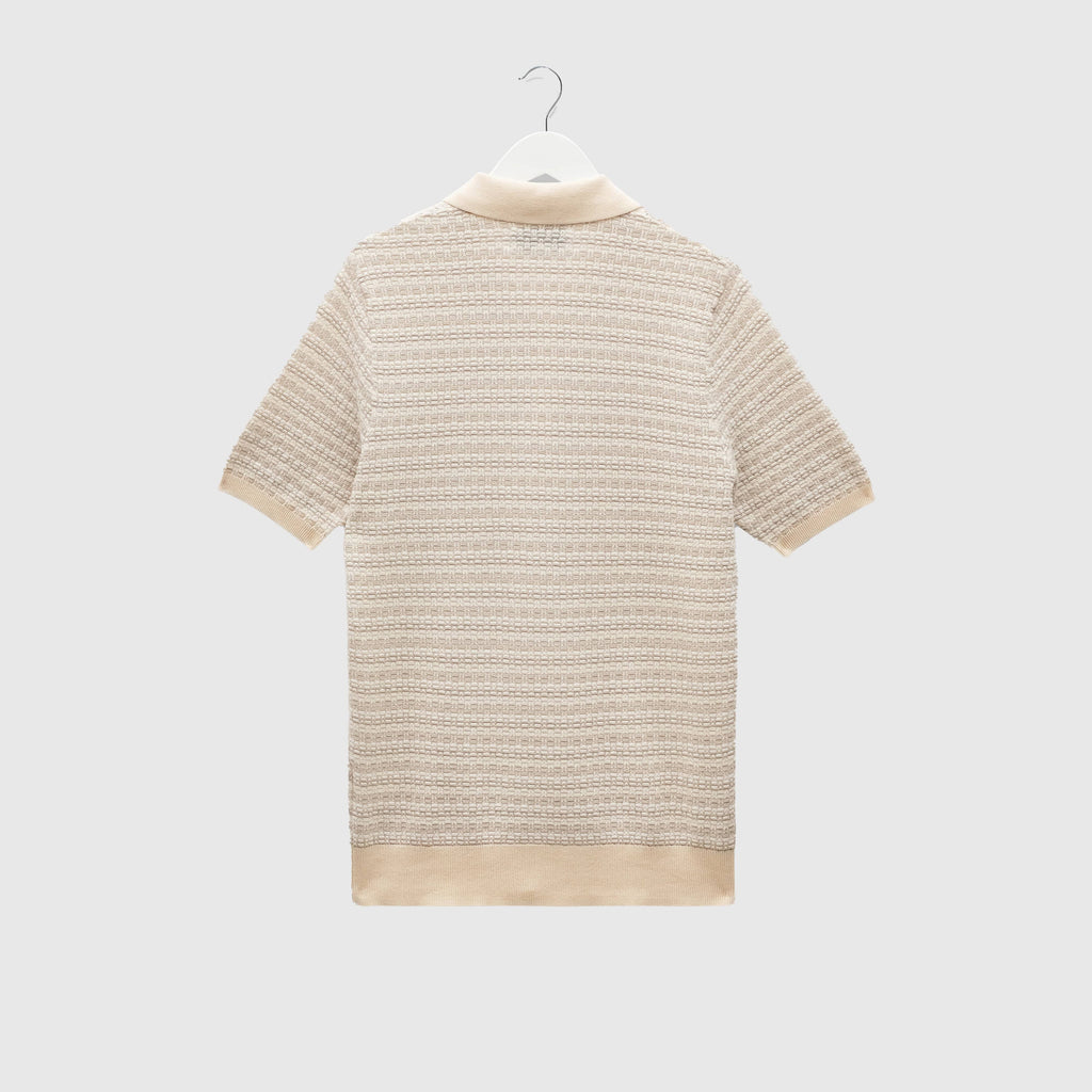 Wax Naples Polo - Mini Geo Natural - Back