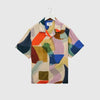 Wax Didcot SS Shirt - Painted Shapes Multi - Front