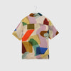 Wax Didcot SS Shirt - Painted Shapes Multi - Back