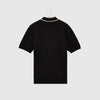 Wax Tellaro SS Shirt - Retro Embroidery Black / Ecru - Back