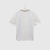 Wax Tellaro SS Shirt - Retro Embroidery Ecru / Blue - Back