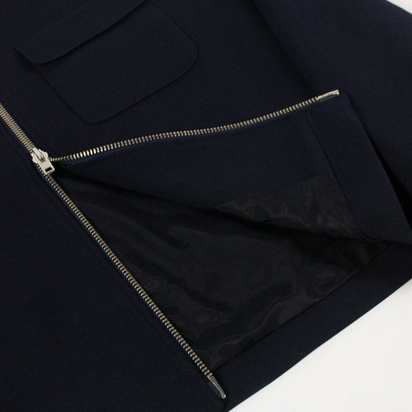 Wax Osier Jacket - Navy - Front Close Up