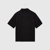 Wax Curzon SS Shirt - Drapey Tencel Twill Black - Back