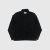 Wax Hays Jersey Overshirt - Rigid Waffle Black Front