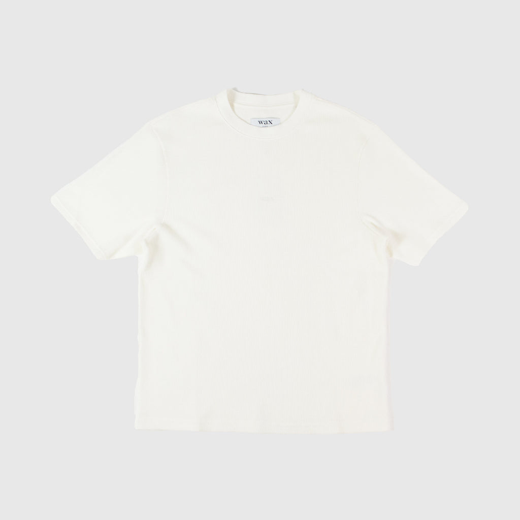 Wax Milton SS Tee - Waffle Ecru