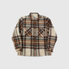 Wax Whiting Overshirt - Wool Blend Bobble Ecru / Multi Front