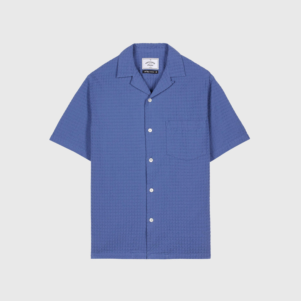 Portuguese Flannel Favo - Blue - Front