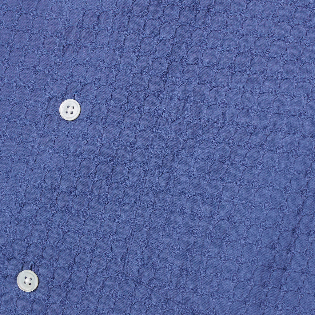 Portuguese Flannel Favo - Blue - Close Up
