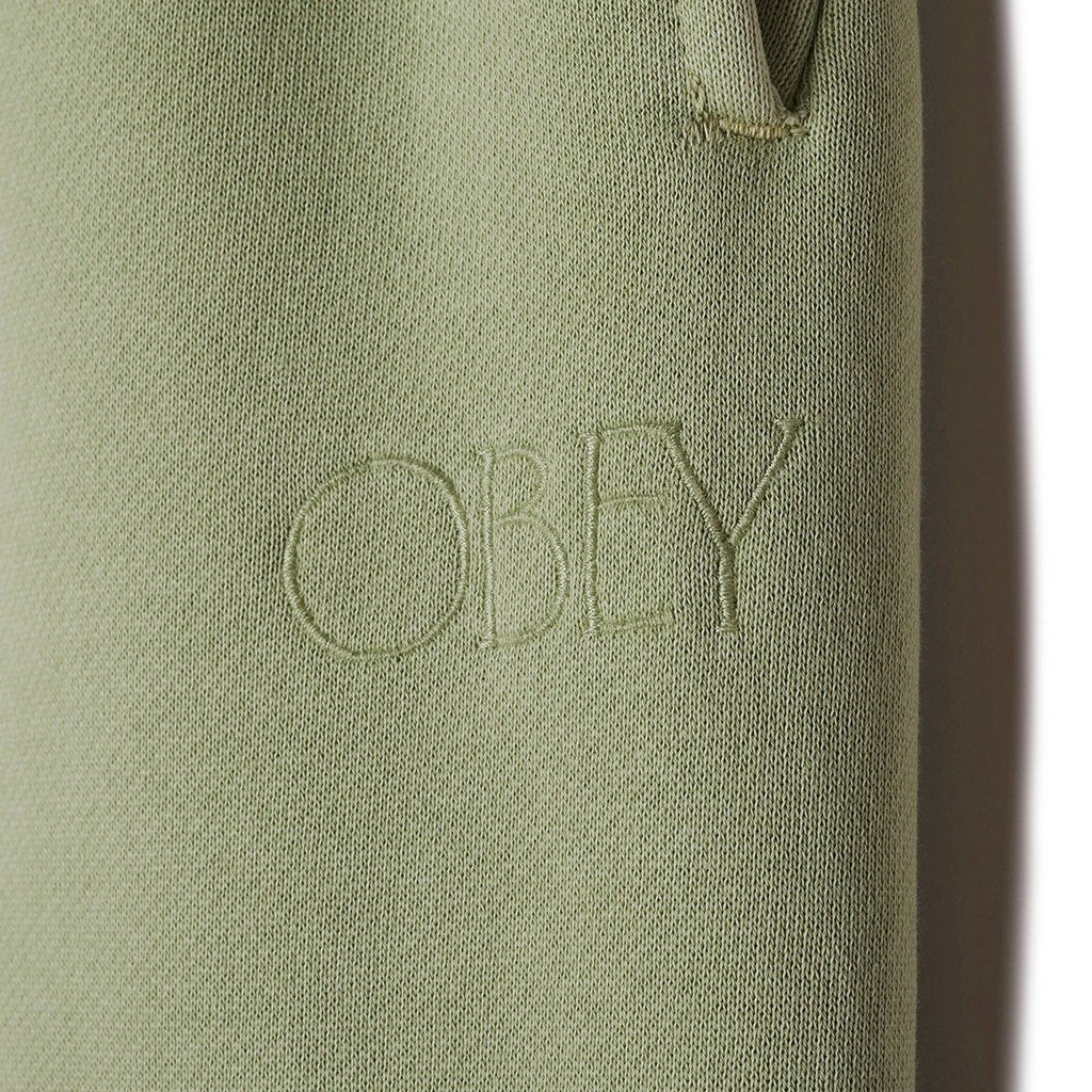 Obey Unlimited Pigment Sweatpant - Pigment Cucumber - Close Up