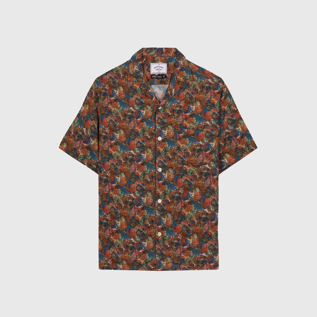 Portuguese Flannel Abstract Nature - Multi - Front