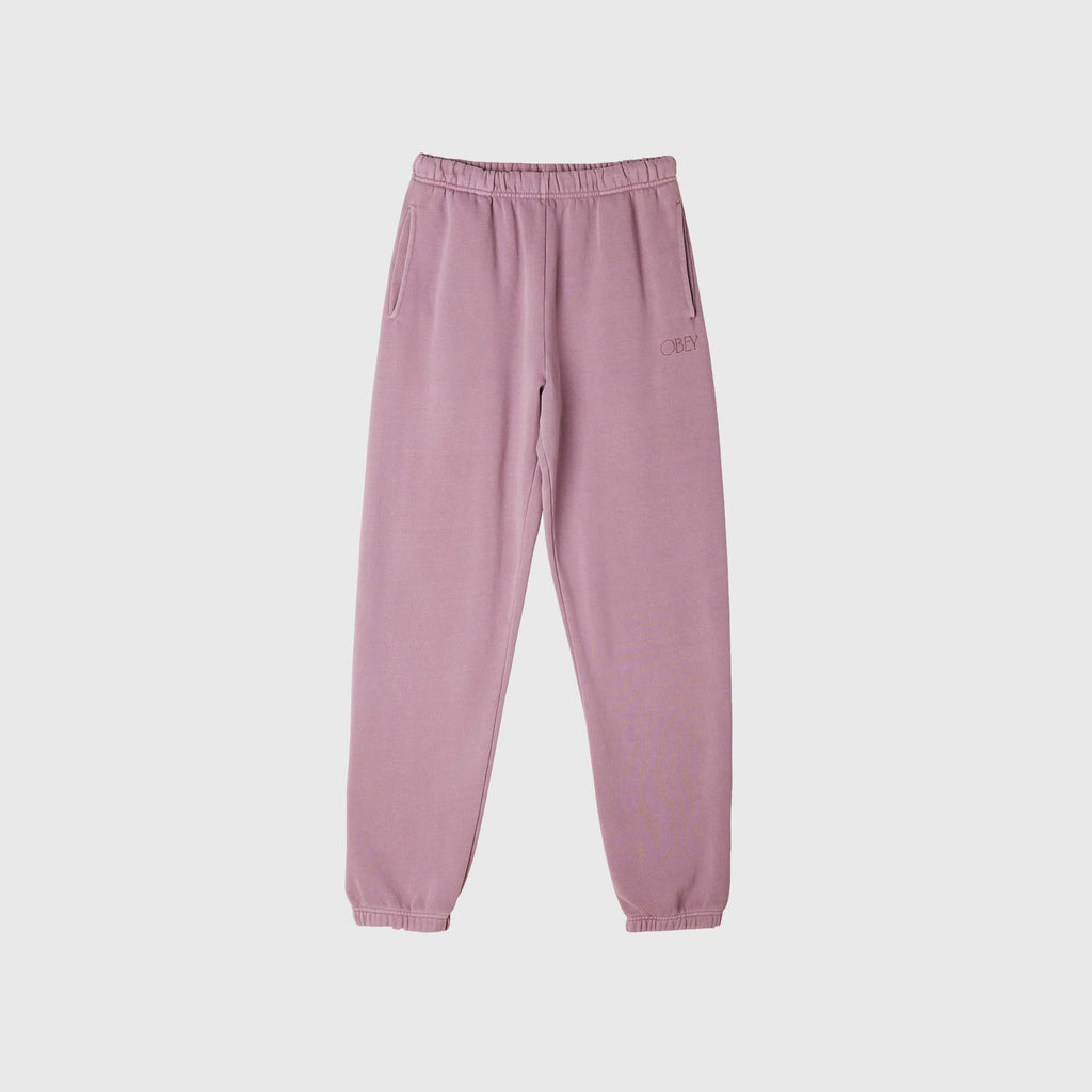 Obey Unlimited Pigment Sweatpant - Pigment Lilac Chalk - Front