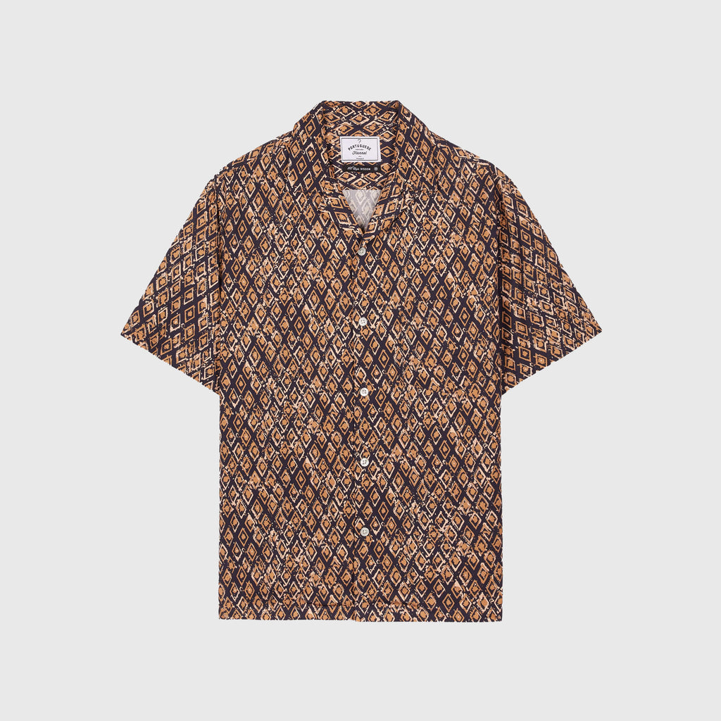 Portuguese Flannel Losan - Navy - Front