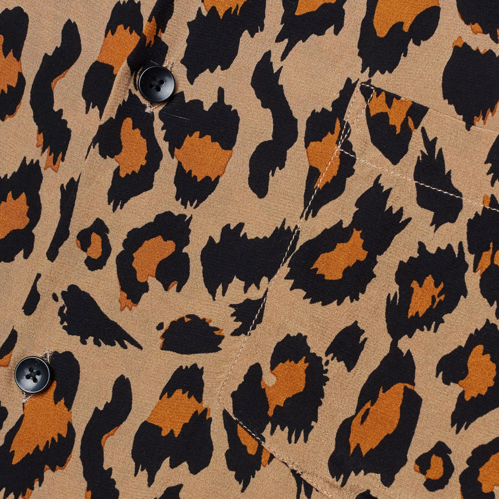 Portuguese Flannel Leopard - Multi - Close Up