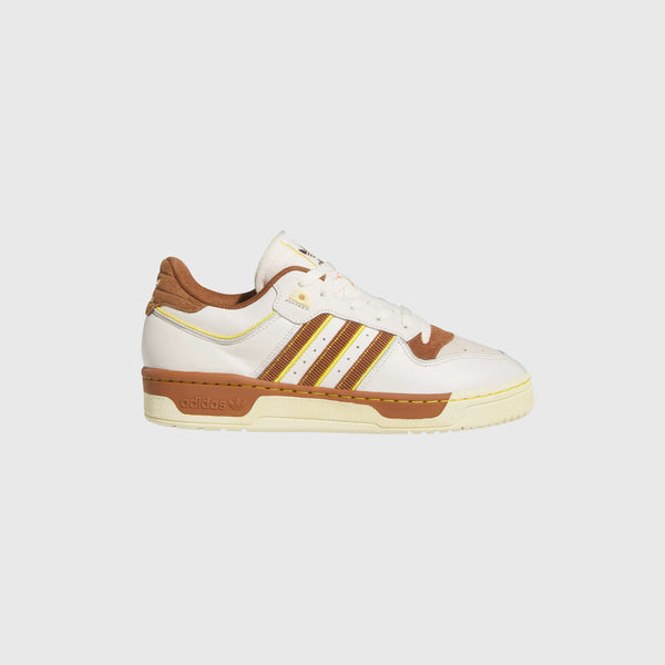 Adidas Rivalry Low 86 - Chalk White / Wild Brown / Hazy Yellow