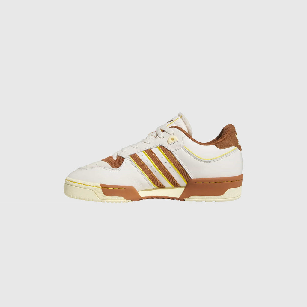 Adidas Rivalry Low 86 - Chalk White / Wild Brown / Hazy Yellow
