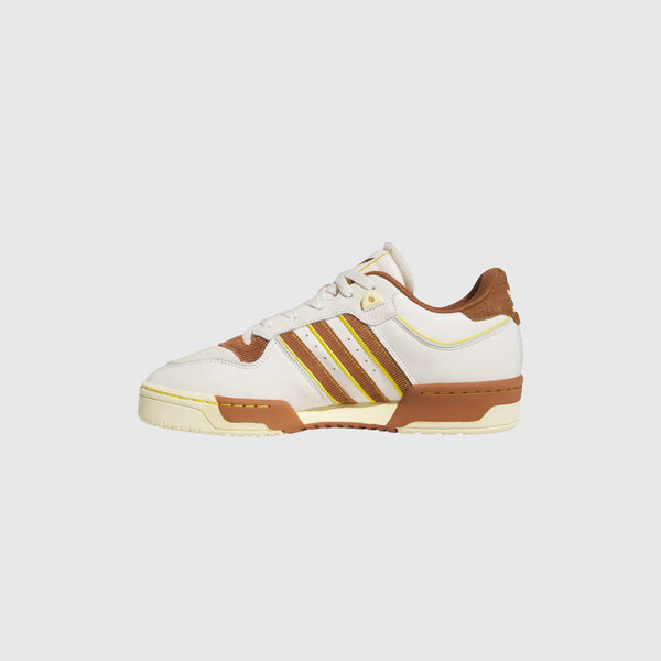 Adidas Rivalry Low 86 - Chalk White / Wild Brown / Hazy Yellow