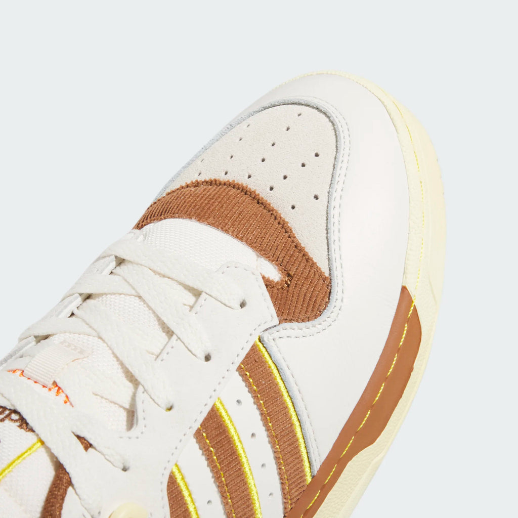 Adidas Rivalry Low 86 - Chalk White / Wild Brown / Hazy Yellow