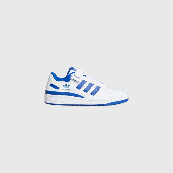 Adidas Forum Low - Feather White / Feather White / Royal Blue 