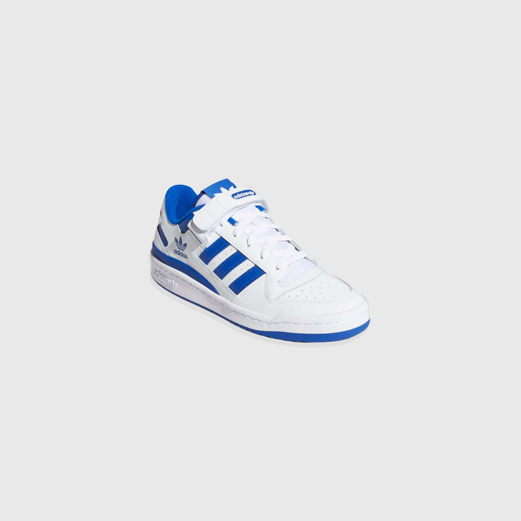 Adidas Forum Low - Feather White / Feather White / Royal Blue