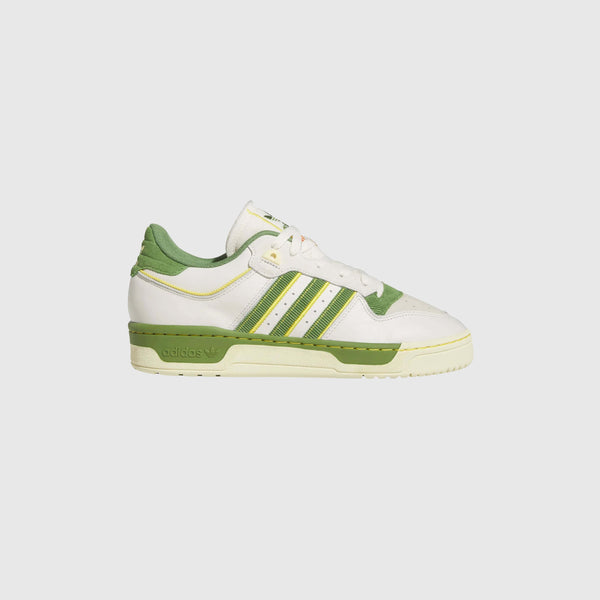 Adidas Rivalry Low 86 - Core White / Crew Green / Hazel Yellow