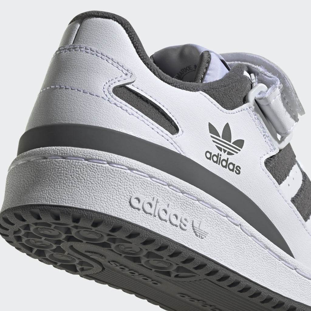 Adidas Forum Low - White / Four Grey / White Back Branding 