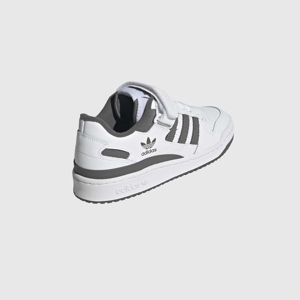 Adidas Forum Low - White / Four Grey / White Back Heel 