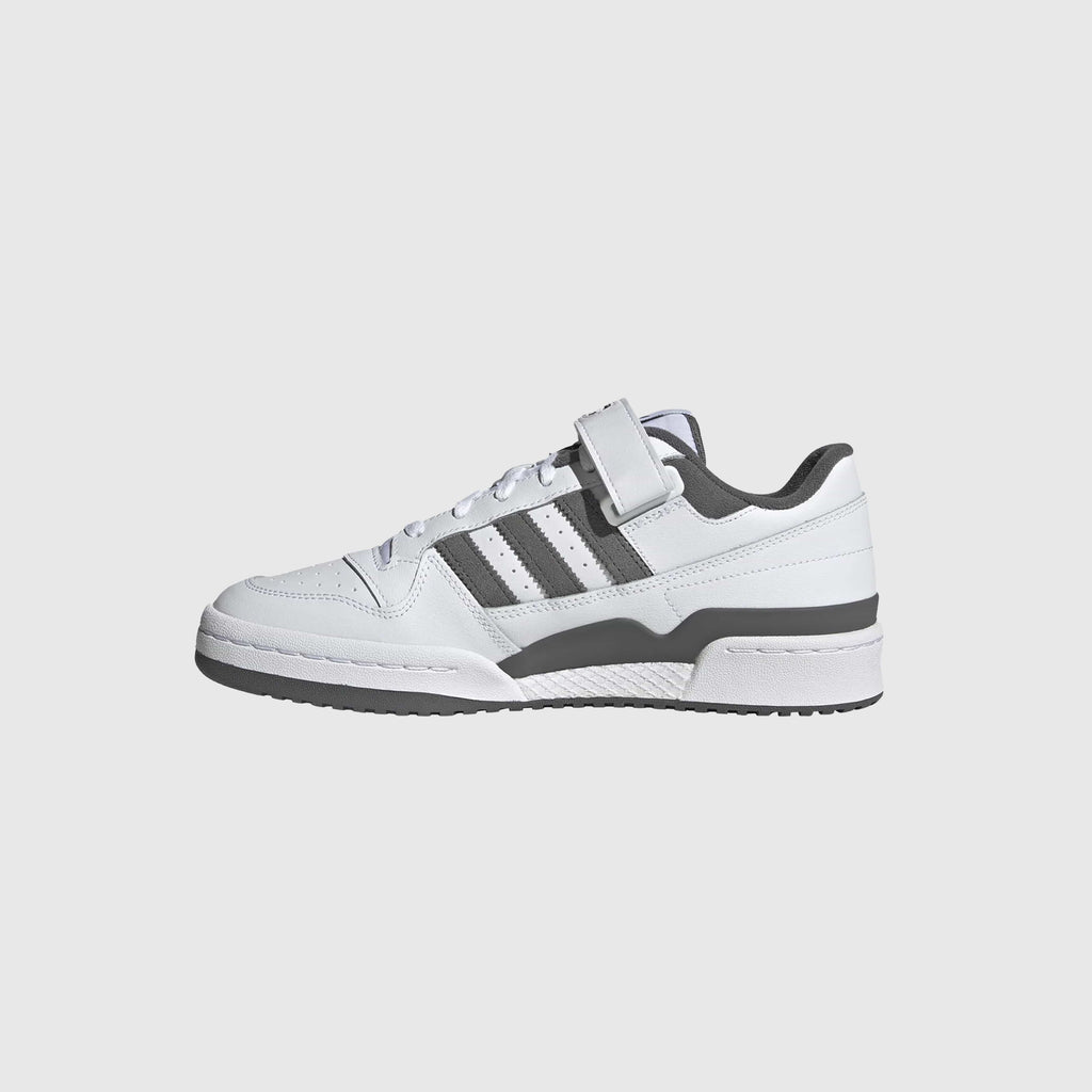 Adidas Forum Low - White / Four Grey / White Side 