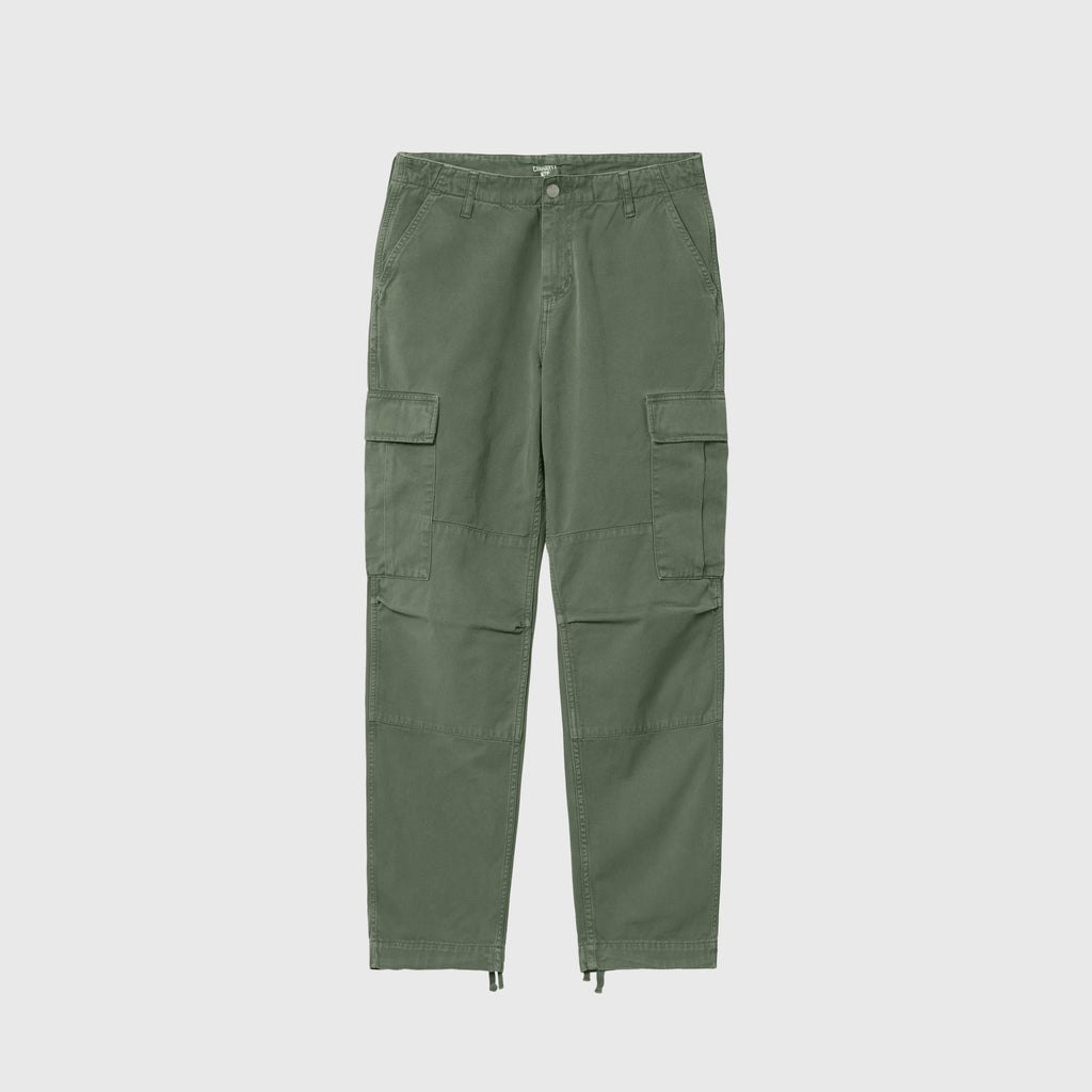 Carhartt WIP Regular Cargo Pant - Dollar Green Garment Dye - Front