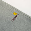 Carhartt WIP American Script Sweat Short - Grey Heather - Front Close Up