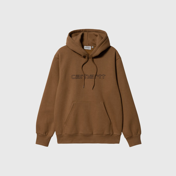 Carhartt WIP Locker Sweatshirt - Ash Heather/Brown Small