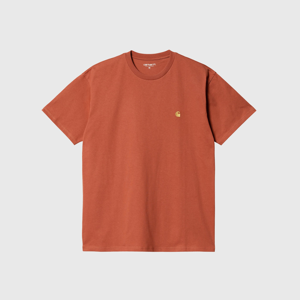 Carhartt WIP SS Chase Tee - Phoenix / Gold - Front