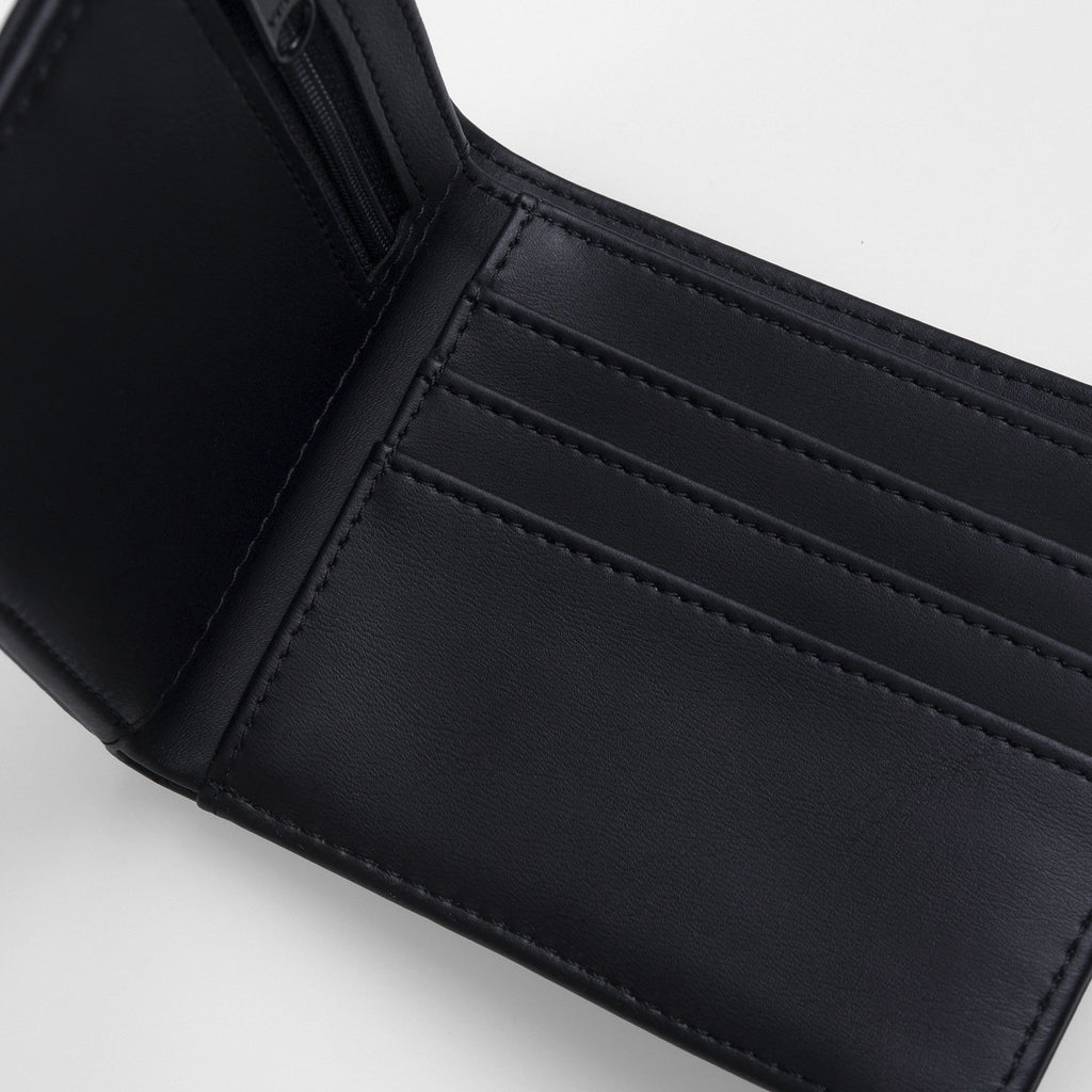 Carhartt Coated Bifold Wallet - Black / White - Inside Detail