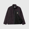 Carhartt WIP Prentis Liner - Dark Plum / Black - Front Open