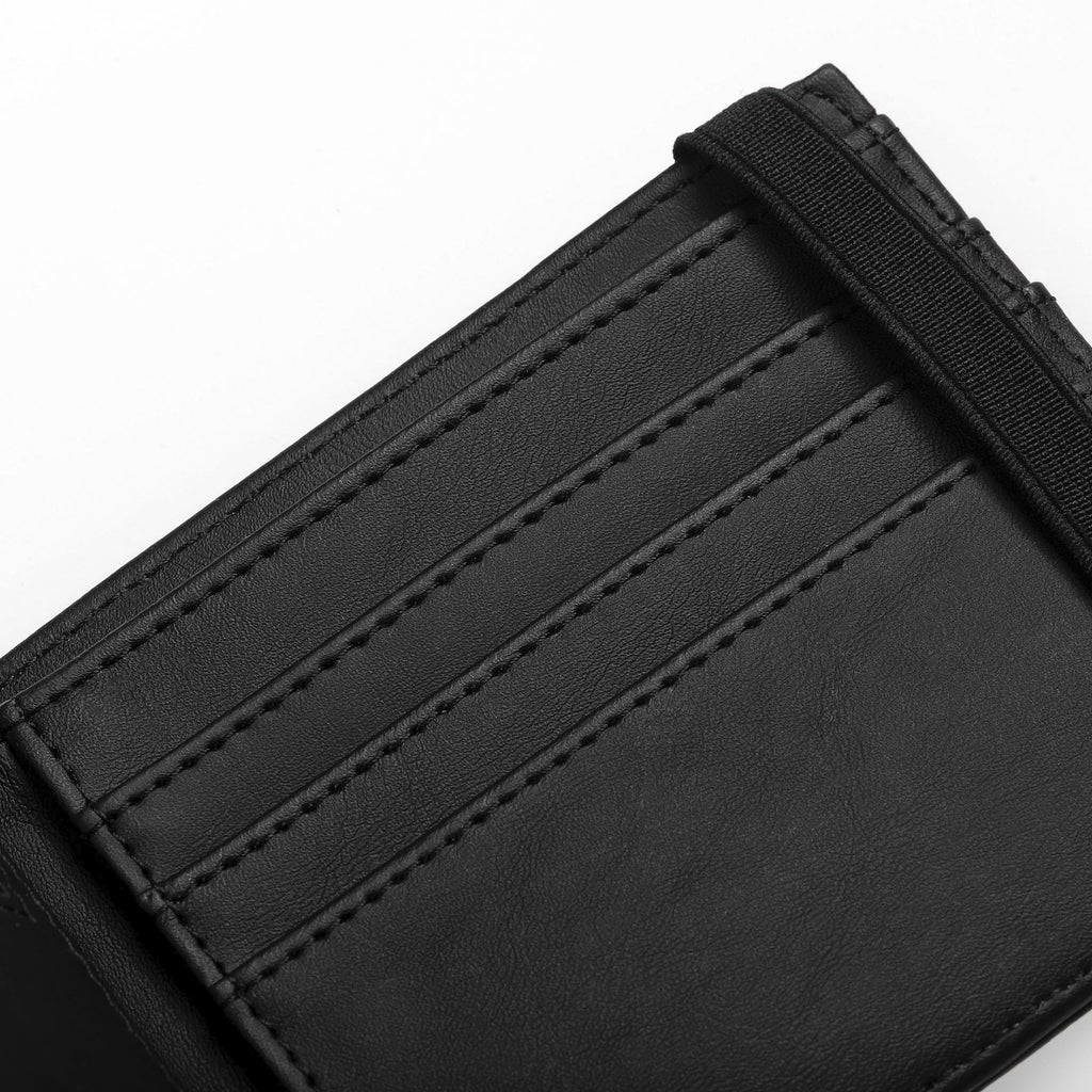 Carhartt Coated Bifold Wallet - Black / White - Inside Detail