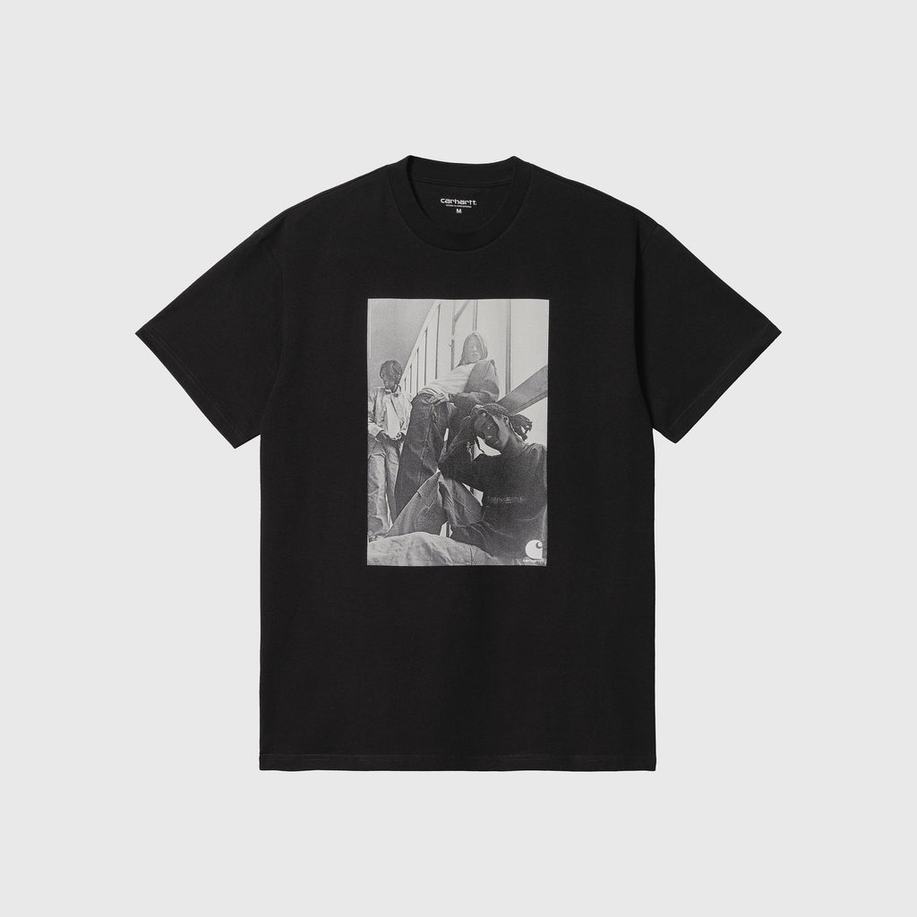 Carhartt WIP S/S Archive Girls T Shirt - Black - Front